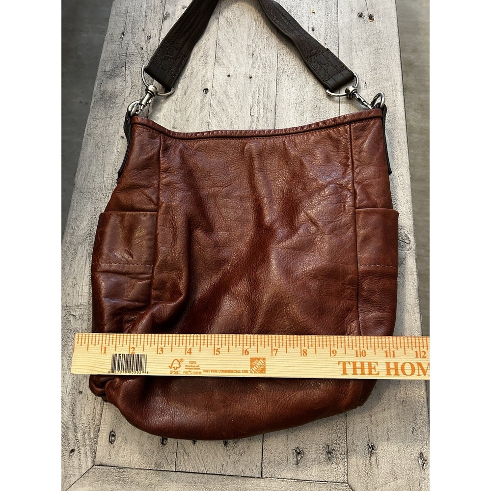 Rough And Tumble Bag Leather Cognac Distressed Boho Limited - Picture 3 of 15